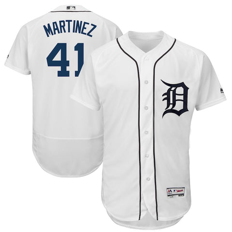 Victor Martinez Detroit Tigers Majestic 2018 Home Flex Base Authentic Collection Player Jersey
