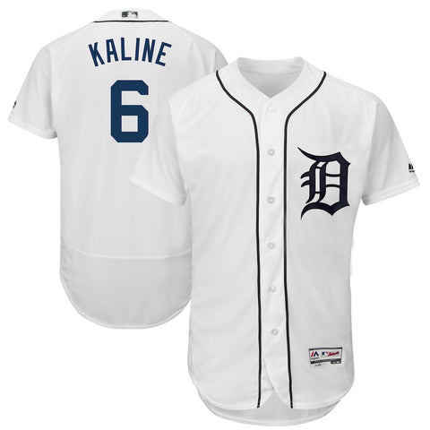 Al Kaline Detroit Tigers Majestic 2018 Home Flex Base Authentic Collection Player Jersey