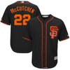 Andrew McCutchen San Francisco Giants Majestic Big & Tall Alternate Cool Base Replica Player Jersey - Black