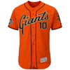 Evan Longoria San Francisco Giants Majestic Alternate On-Field 60th Season Patch Flex Base Authentic Collection Player Jersey