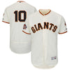 Evan Longoria San Francisco Giants Majestic Alternate On-Field 60th Season Patch Flex Base Authentic Collection Player Jersey