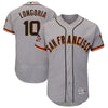 Evan Longoria San Francisco Giants Majestic Alternate On-Field 60th Season Patch Flex Base Authentic Collection Player Jersey