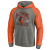 Baltimore Orioles   Cooperstown Collection Old Favorite Tri-Blend Raglan Pullover Hoodie - Ash