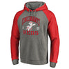 Cincinnati Reds   Cooperstown Collection Old Favorite Tri-Blend Raglan Pullover Hoodie - Ash