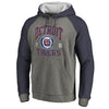 Detroit Tigers   Cooperstown Collection Old Favorite Tri-Blend Raglan Pullover Hoodie - Ash