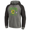 Oakland Athletics   Cooperstown Collection Old Favorite Tri-Blend Raglan Pullover Hoodie - Ash