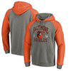 Baltimore Orioles   Cooperstown Collection Old Favorite Tri-Blend Raglan Pullover Hoodie - Ash