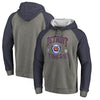 Detroit Tigers   Cooperstown Collection Old Favorite Tri-Blend Raglan Pullover Hoodie - Ash