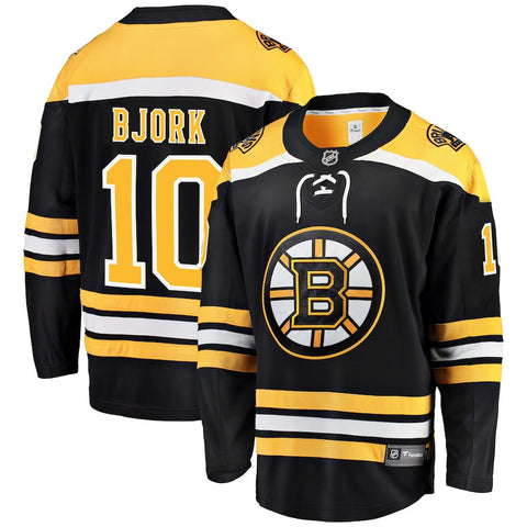 Anders Bjork Boston Bruins   Home Breakaway Player Jersey