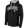 Chicago White Sox Antigua Victory Team Logo Full-Zip Hoodie