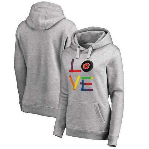 Calgary Flames   Women's Hockey Is For Everyone Love Square Pullover Hoodie