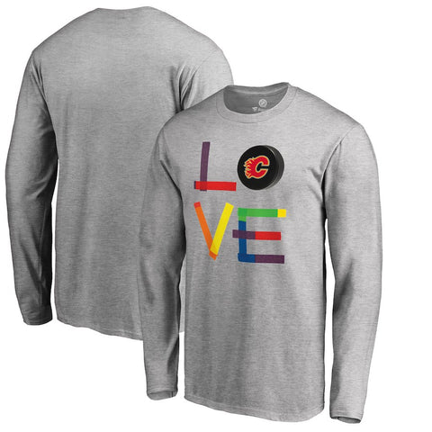 Calgary Flames   Hockey Is For Everyone Love Square Long Sleeve T-Shirt