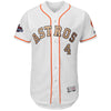 George Springer Houston Astros Majestic 2018 Gold Program Flex Base Player Jersey