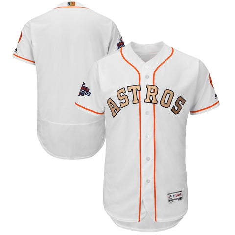 Houston Astros Majestic 2018 Gold Program Flex Base Team Jersey