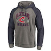 Cleveland Indians   Cooperstown Collection Old Favorite Tri-Blend Pullover Hoodie - Heathered Gray/Navy