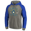 Milwaukee Brewers   Cooperstown Collection Old Favorite Tri-Blend Pullover Hoodie - Heathered Gray/Royal