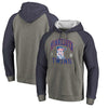 Minnesota Twins   Cooperstown Collection Old Favorite Tri-Blend Pullover Hoodie - Heathered Gray/Navy