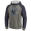 New York Yankees   Cooperstown Collection Old Favorite Tri-Blend Pullover Hoodie - Heathered Gray/Navy