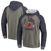 St. Louis Cardinals   Cooperstown Collection Old Favorite Tri-Blend Pullover Hoodie - Heathered Gray/Navy