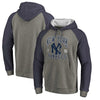 New York Yankees   Cooperstown Collection Old Favorite Tri-Blend Pullover Hoodie - Heathered Gray/Navy