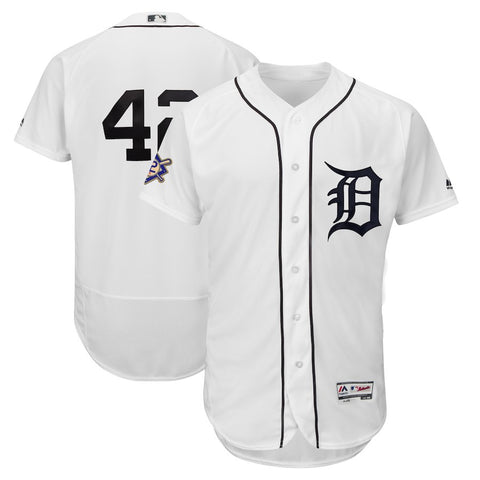 Detroit Tigers Majestic 2018 Jackie Robinson Day Authentic Flex Base Jersey