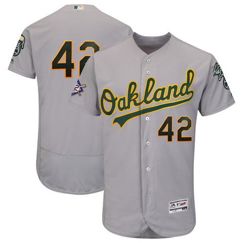 Oakland Athletics Majestic 2018 Jackie Robinson Day Authentic Flex Base Jersey