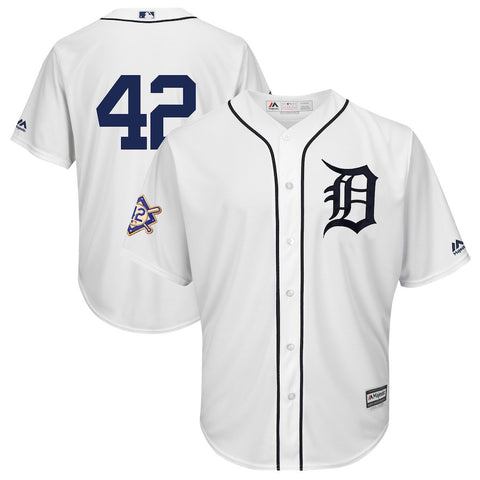 Detroit Tigers Majestic 2018 Jackie Robinson Day Official Cool Base Jersey