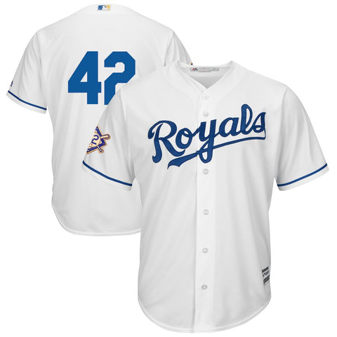 Kansas City Royals Majestic 2018 Jackie Robinson Day Official Cool Base Jersey