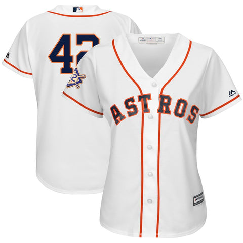 Houston Astros Majestic Women's 2018 Jackie Robinson Day Official Cool Base Jersey