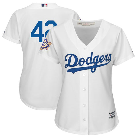 Los Angeles Dodgers Majestic Women's 2018 Jackie Robinson Day Official Cool Base Jersey