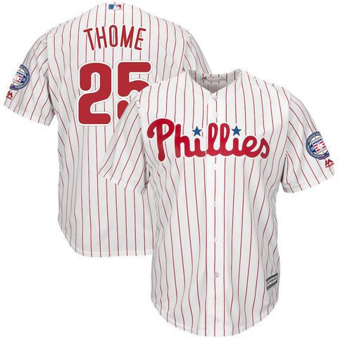Jim Thome Philadelphia Phillies Majestic Hall of Fame Induction Patch Cool Base Jersey