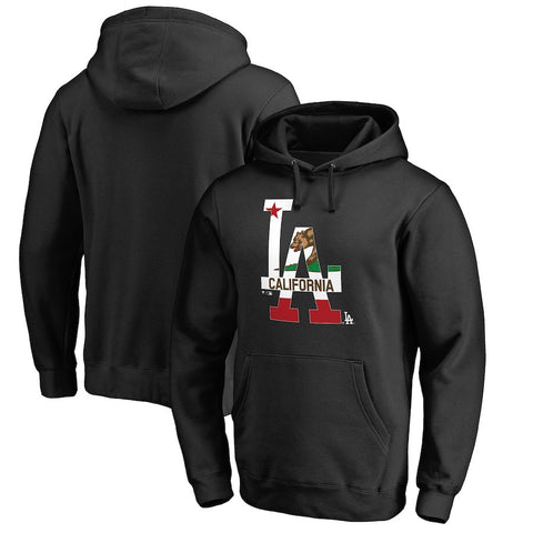 Los Angeles Dodgers   Hometown Collection California Flag Pullover Hoodie