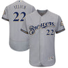 Christian Yelich Milwaukee Brewers Majestic Authentic Collection Flex Base Player Jersey
