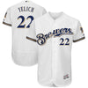 Christian Yelich Milwaukee Brewers Majestic Authentic Collection Flex Base Player Jersey