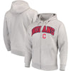 Cleveland Indians Antigua Victory Team Logo Full-Zip Hoodie