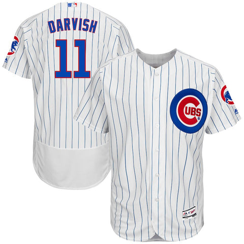 Yu Darvish Chicago Cubs Majestic Authentic Collection Flex Base Player Jersey
