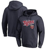 Minnesota Twins   Team Lockup Pullover Hoodie