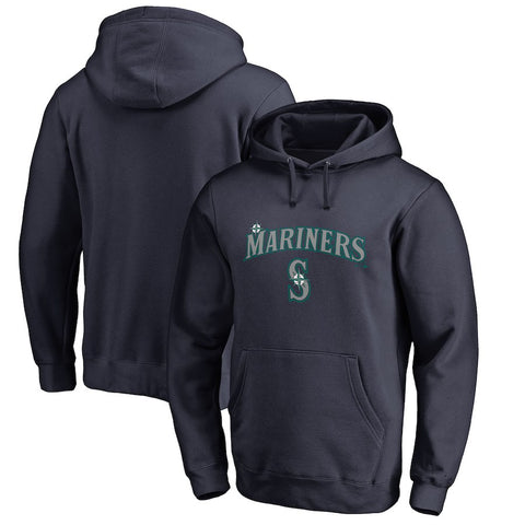 Seattle Mariners   Team Lockup Pullover Hoodie