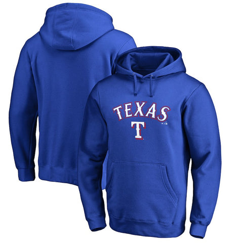 Texas Rangers   Team Lockup Pullover Hoodie
