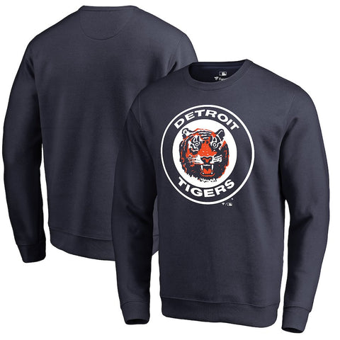 Detroit Tigers   Cooperstown Collection Huntington Sweatshirt - Navy