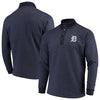 Detroit Tigers Antigua Pivotal Button Pullover Sweatshirt