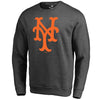 New York Mets   Cooperstown Collection Huntington Sweatshirt - Heathered Gray