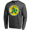 Oakland Athletics   Cooperstown Collection Huntington Sweatshirt - Heathered Gray