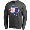 Texas Rangers   Cooperstown Collection Huntington Sweatshirt - Heathered Gray