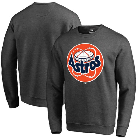 Houston Astros   Cooperstown Collection Huntington Sweatshirt - Heathered Gray