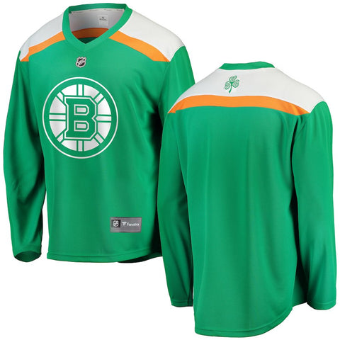 Boston Bruins   St. Patrick's Day Replica Blank Jersey