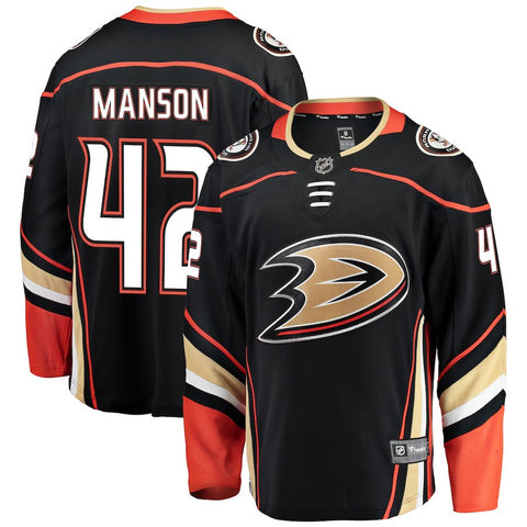 Josh Manson Anaheim Ducks   Breakaway Player Jersey