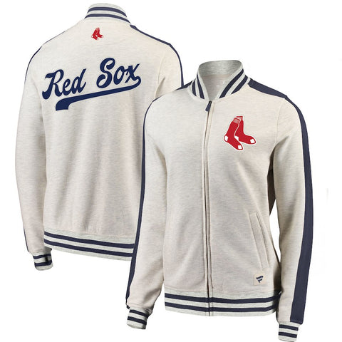 Boston Red Sox   Women's Heritage Primary Full-Zip Track Jacket