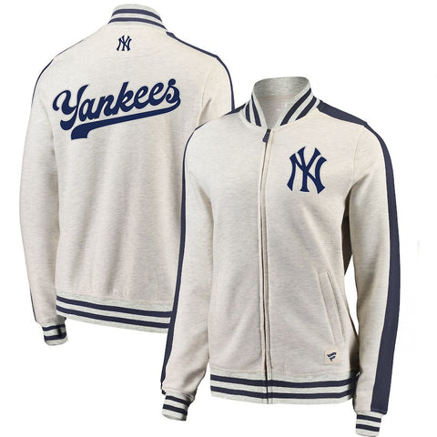 New York Yankees   Women's Heritage Primary Full-Zip Track Jacket