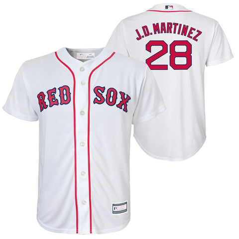 JD Martinez Boston Red Sox Majestic Youth Replica Player Jersey
